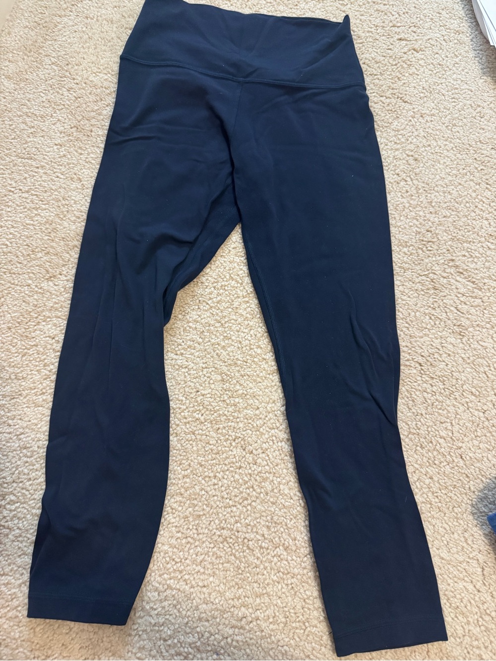Lululemon navy blue High-Waist Athletic Leggings